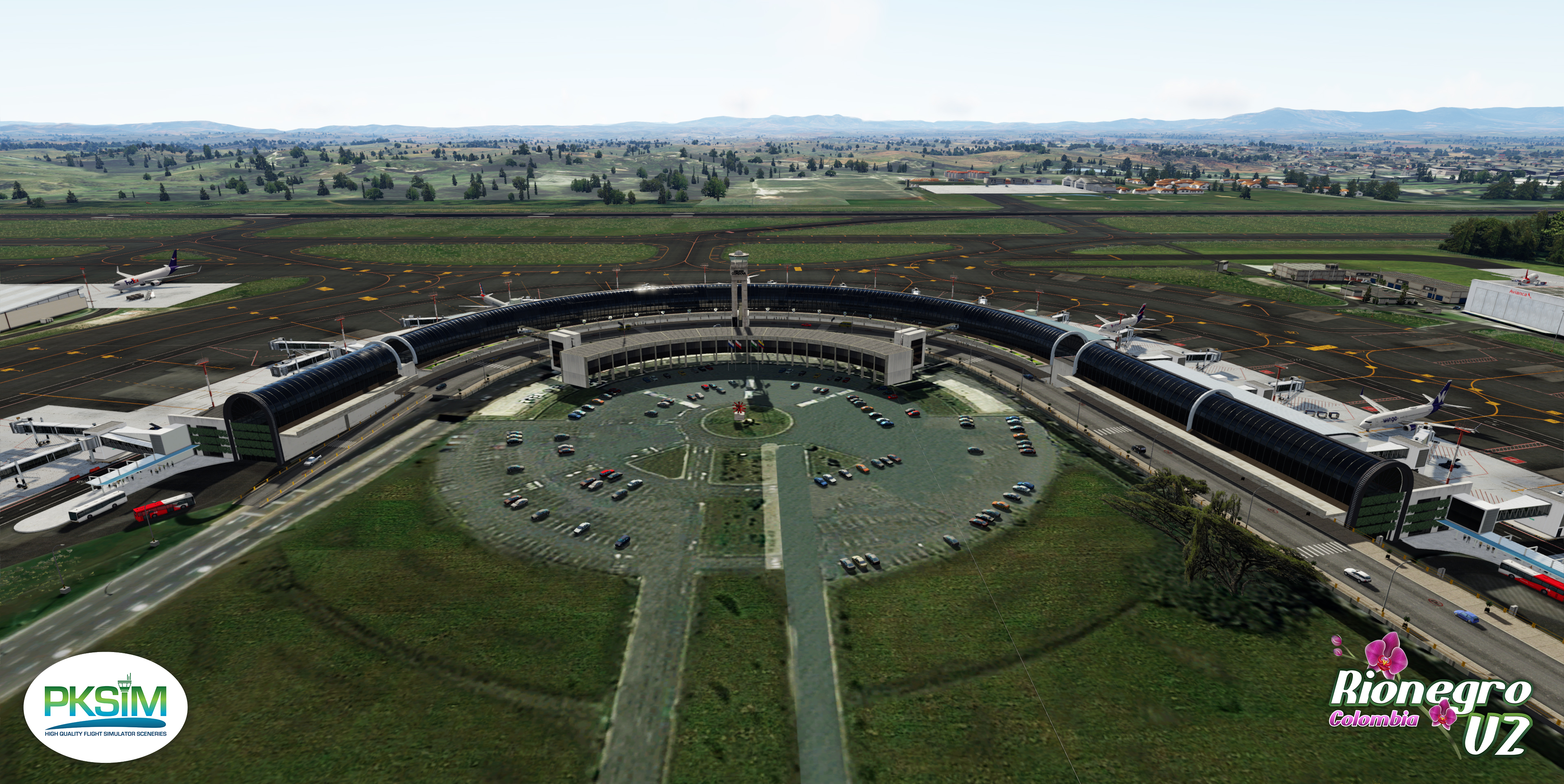 PKSIM Releases Rionegro International Airport V2 for P3D