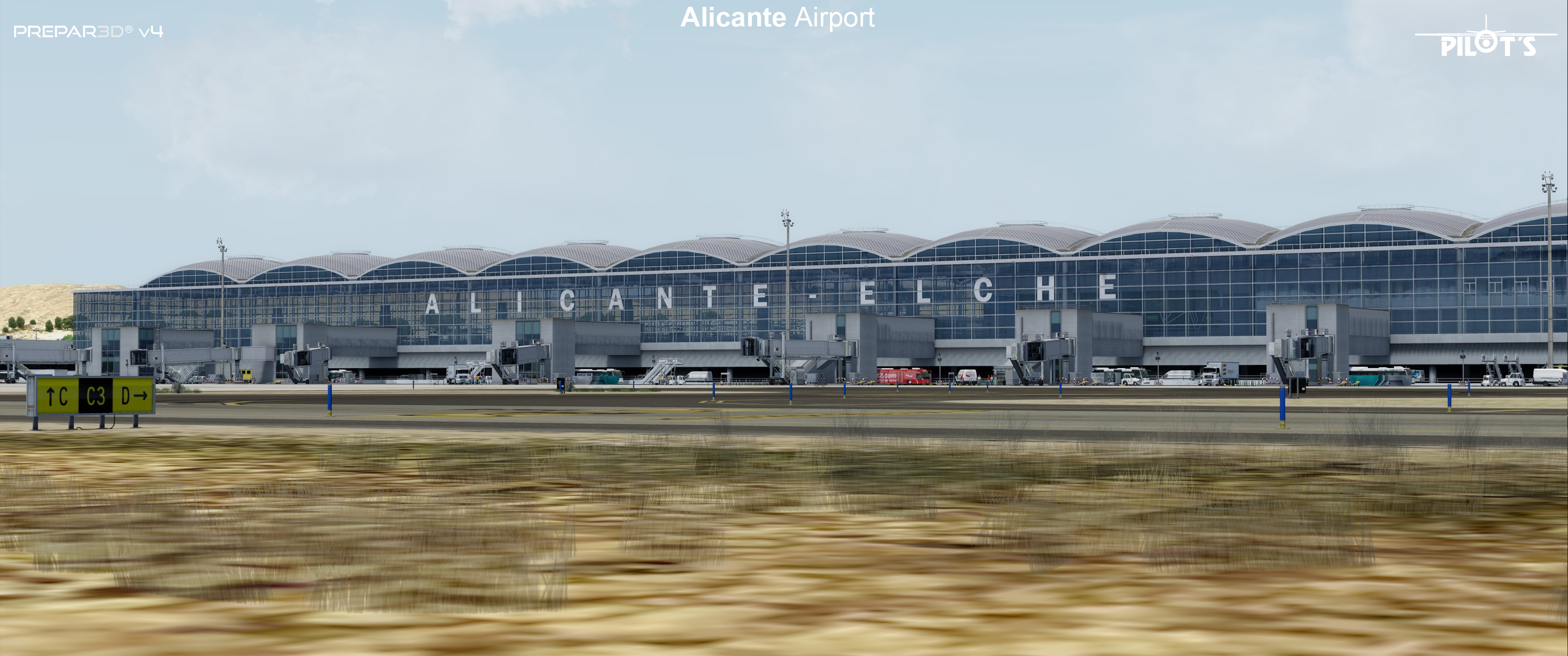 PILOT’S Release Alicante (LEAL) Airport for Prepar3D V4