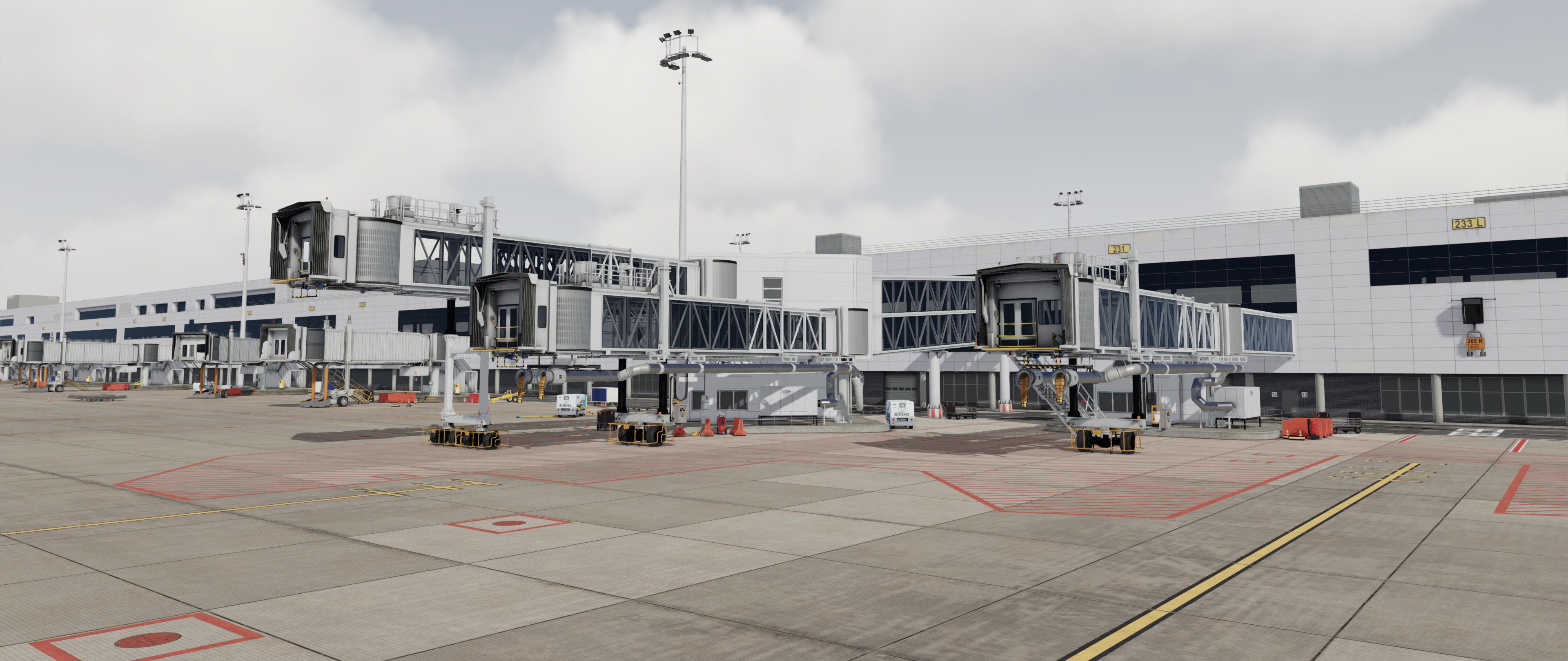 Aerosoft Brussels International (EBBR) Previews in Prepar3D v5